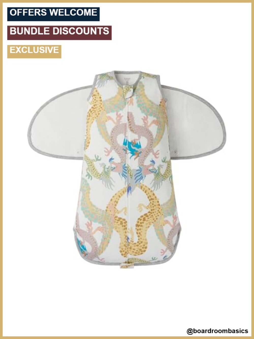 Baby Sleep Sack Swaddle Sleep Bag Detachable Wings 0.25 TOG